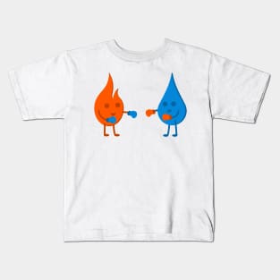 Fire and Water. Kids T-Shirt